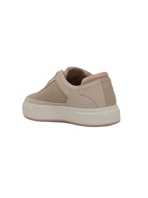 CALVIN KLEIN Leather and Suede Sneakers CALVIN KLEIN | YW0YW019870IA